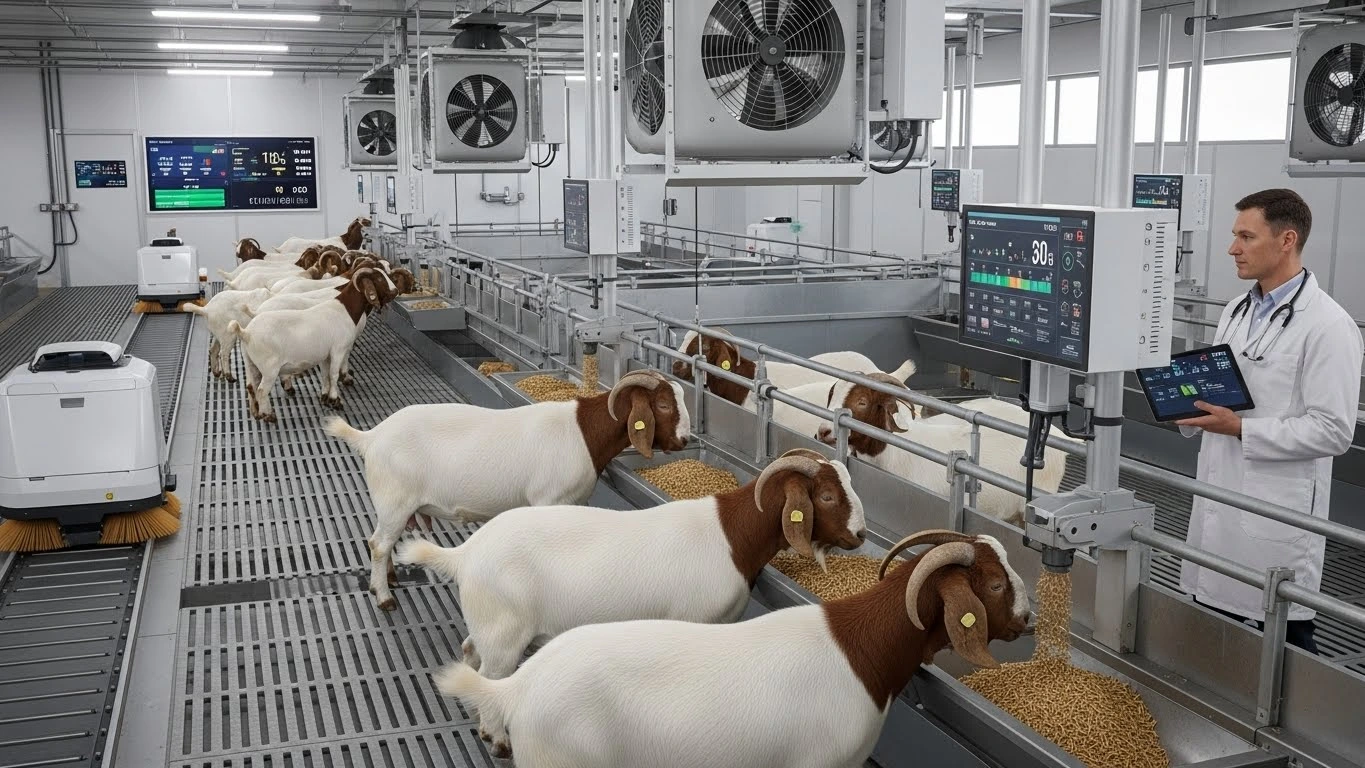 Goat farming - Meat goat farming with Boer goats