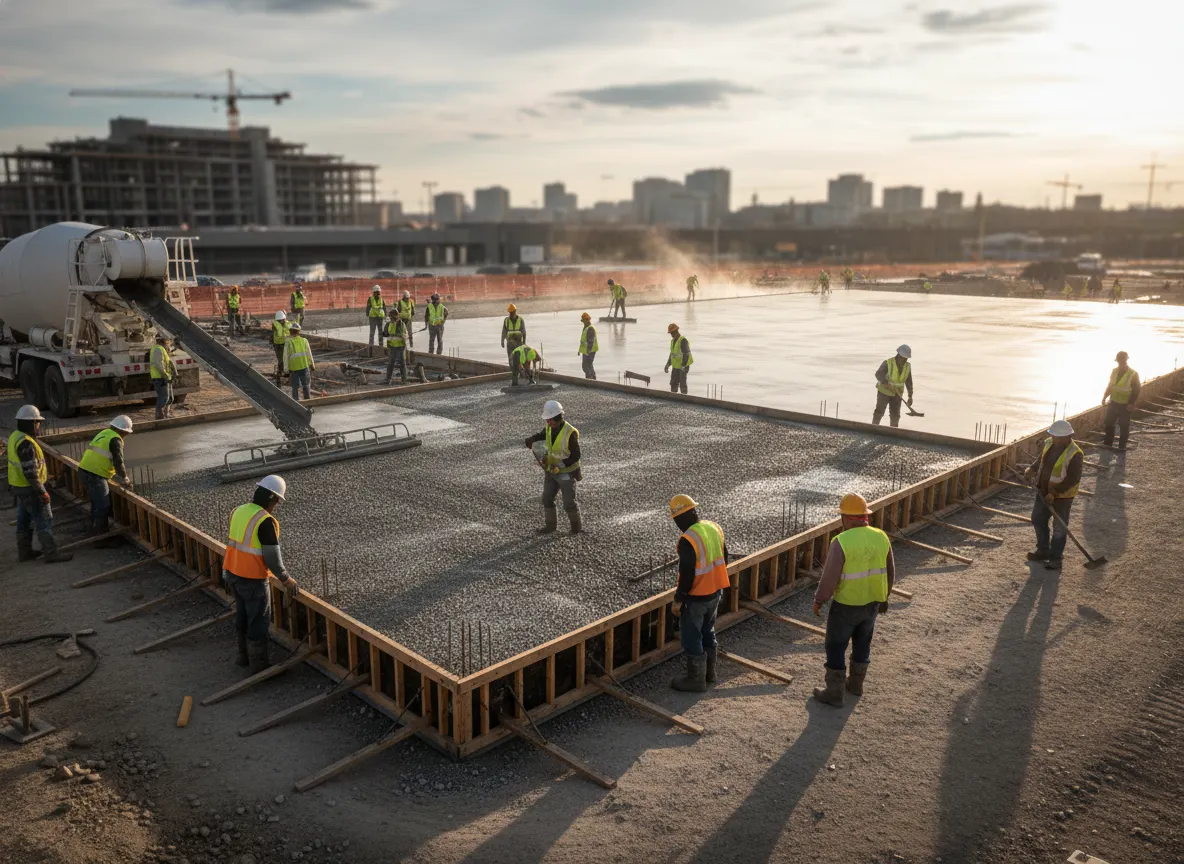 Concrete volume measurement