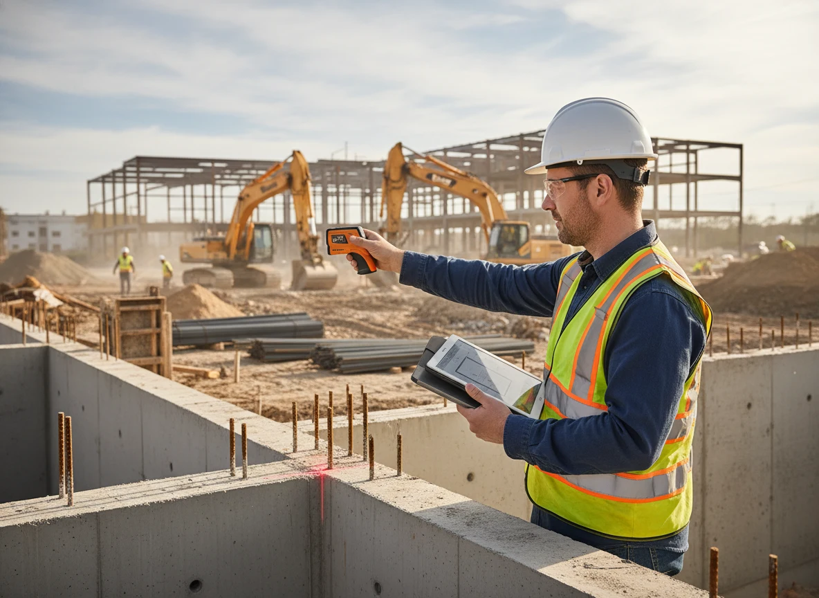 Volume measurement in construction