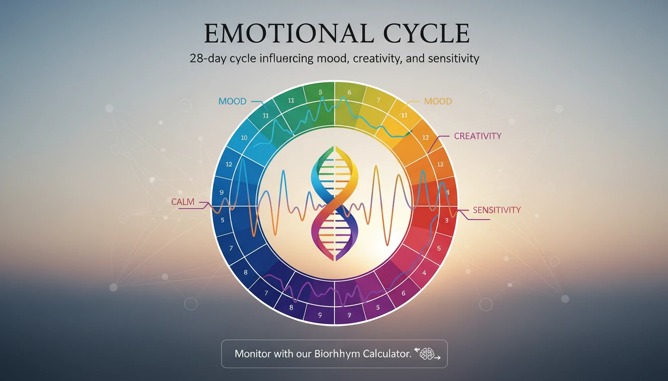Emotional Biorhythm Calculator tracking mood and sensitivity cycles