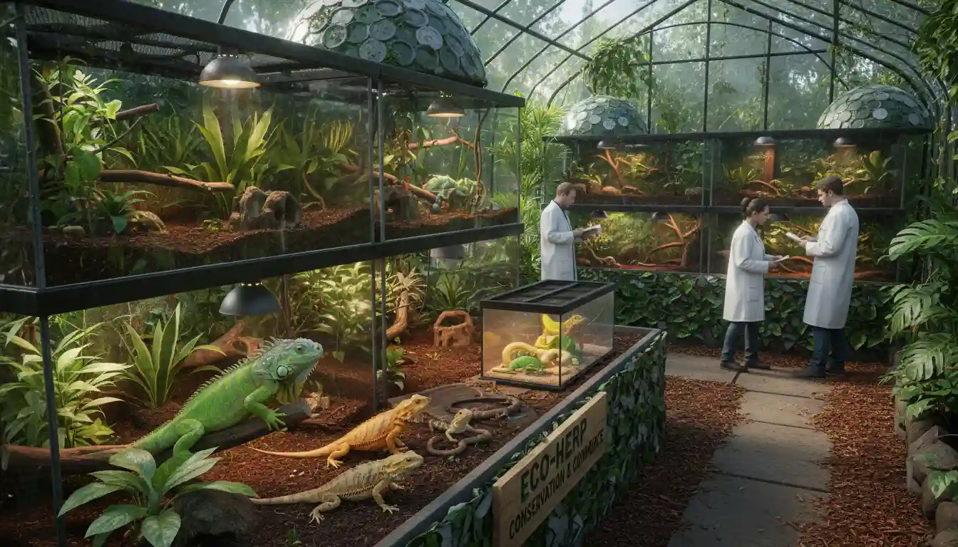 Sustainable reptile farming practices integrating conservation and commercial success