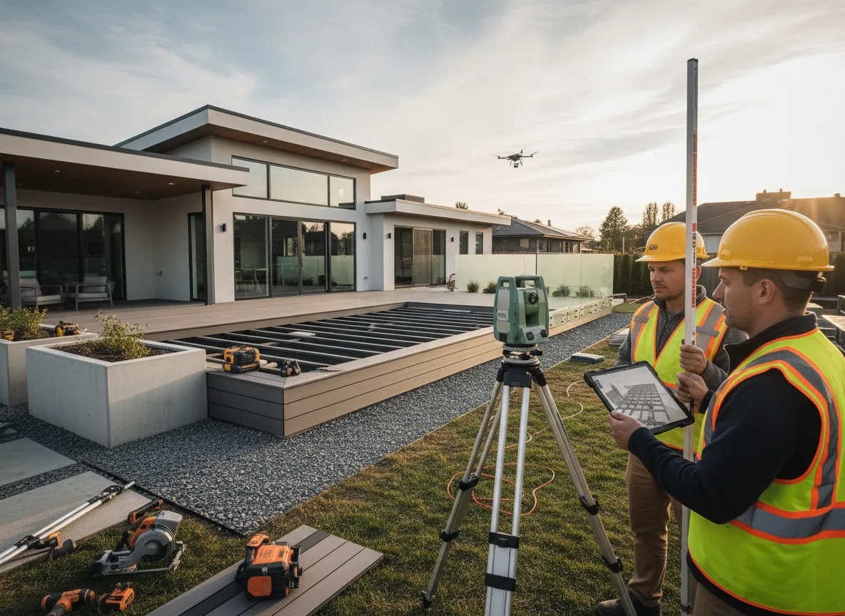 Deck construction with tools