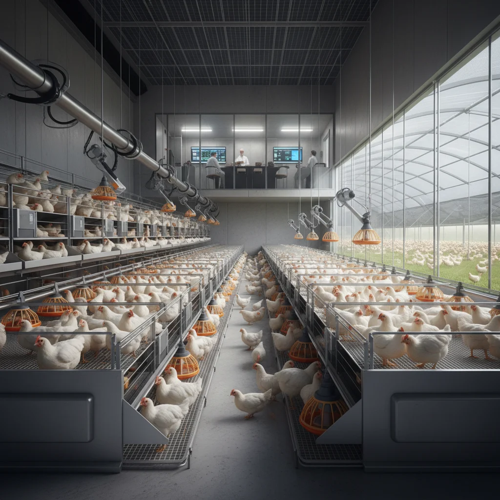 Chicken Farming 4 Free range chicken farming in natural environment for sustainable operations