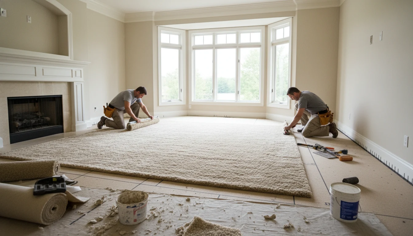 Carpet Calculator - Beautiful carpet in a modern interior