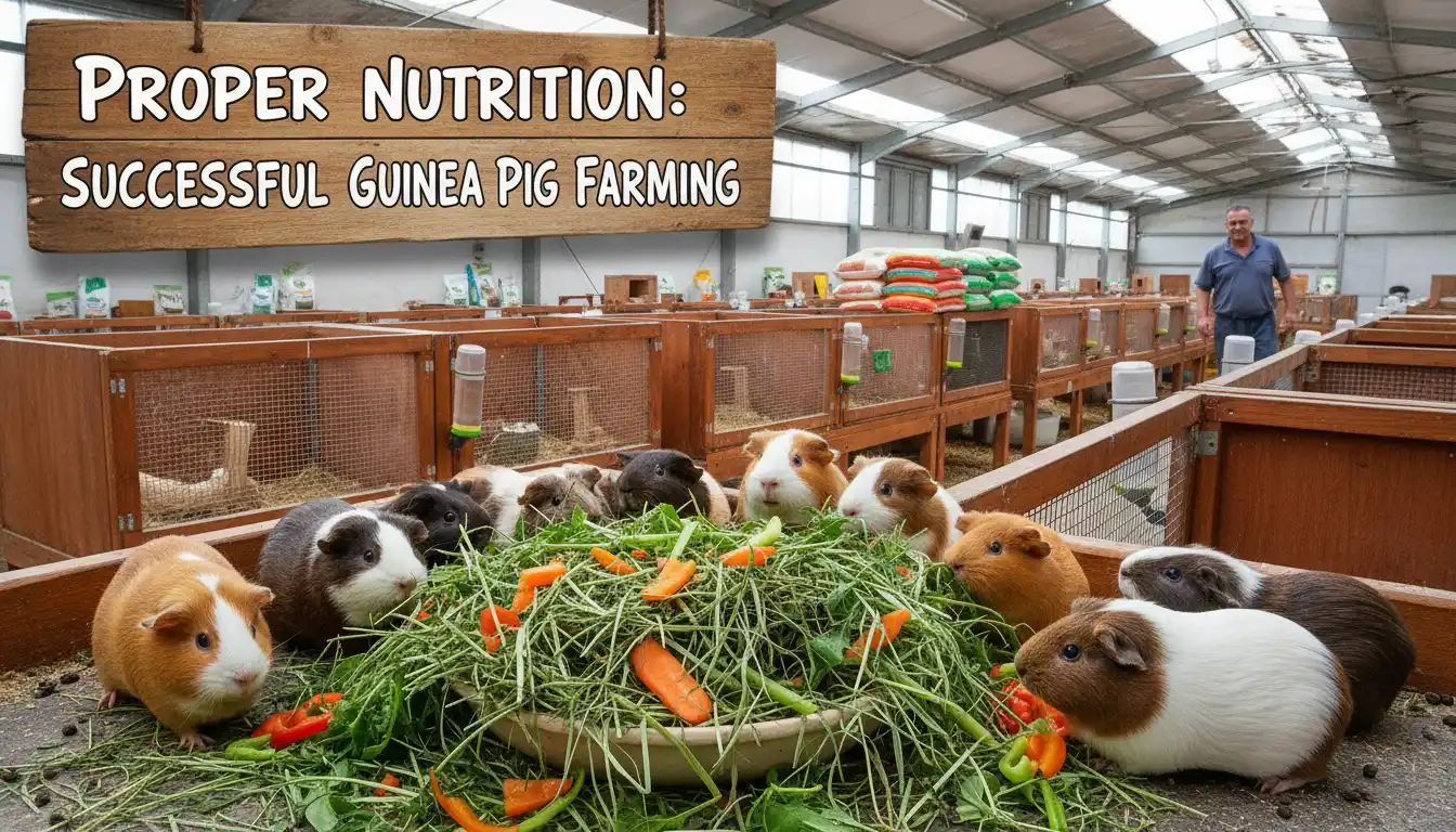 Guinea pig farming nutrition and feeding guide for optimal growth in cavy production systems