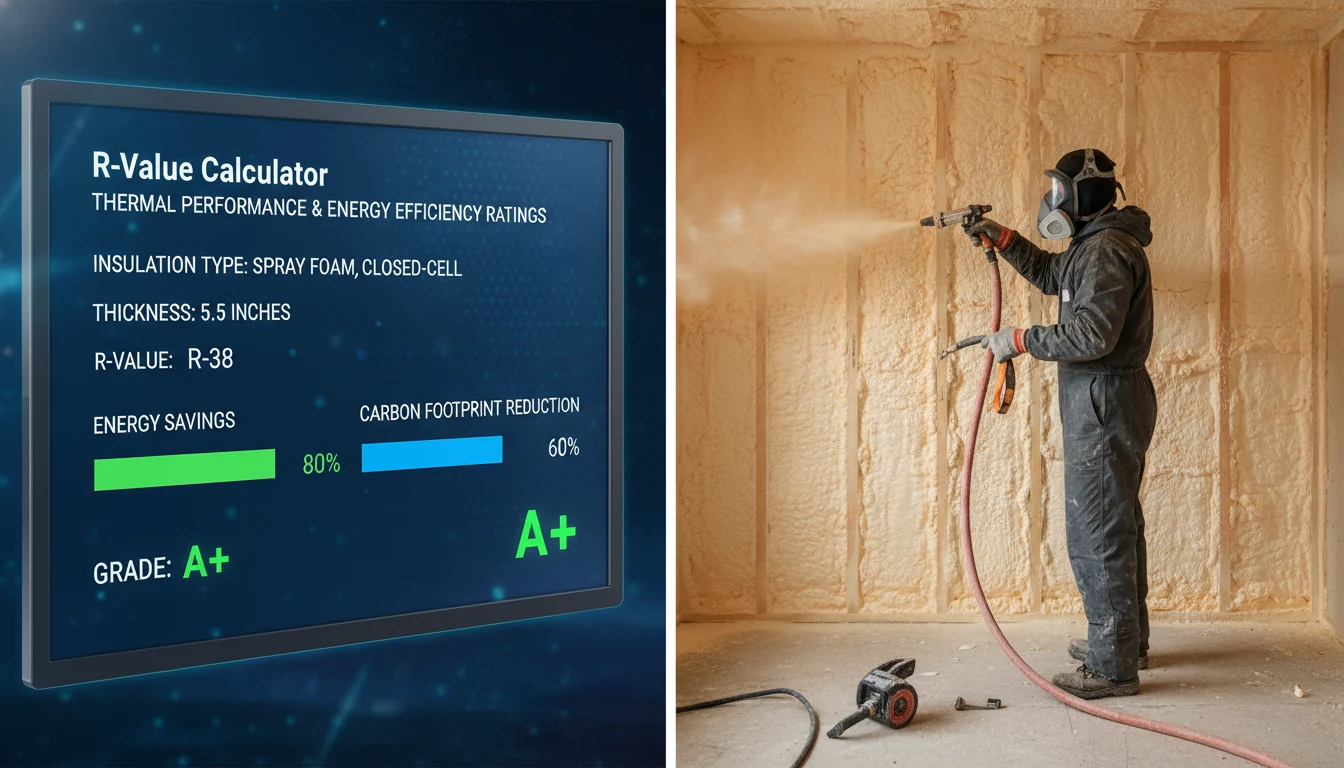 R-Value Calculator 3 R-Value Calculator results showing detailed thermal performance metrics and energy efficiency ratings