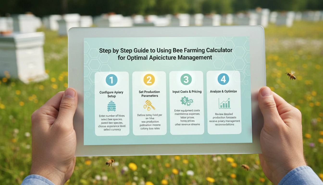 Bee Farming 2 Step by step guide to using bee farming calculator for optimal apiculture management