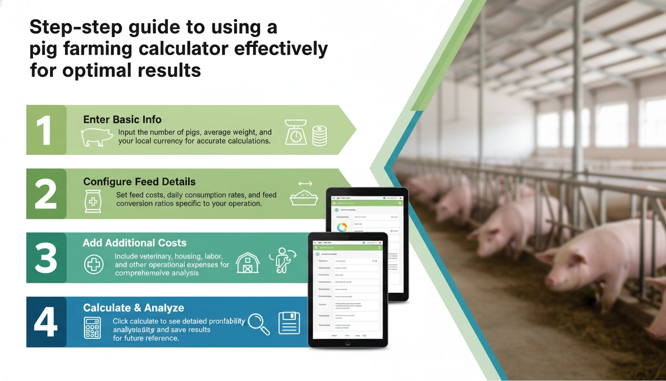 Pig Farming 2 Step by step guide to using pig farming calculator effectively for optimal results