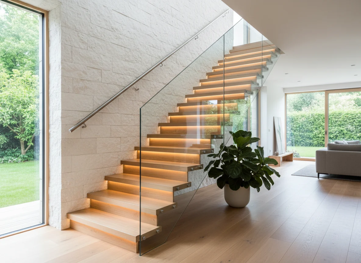 Stair Calculator (Rise & Run) 2 Stair Calculator - Modern straight staircase