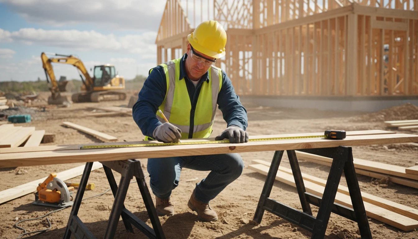 Board Foot Calculator - Wood boards stacked for measurement